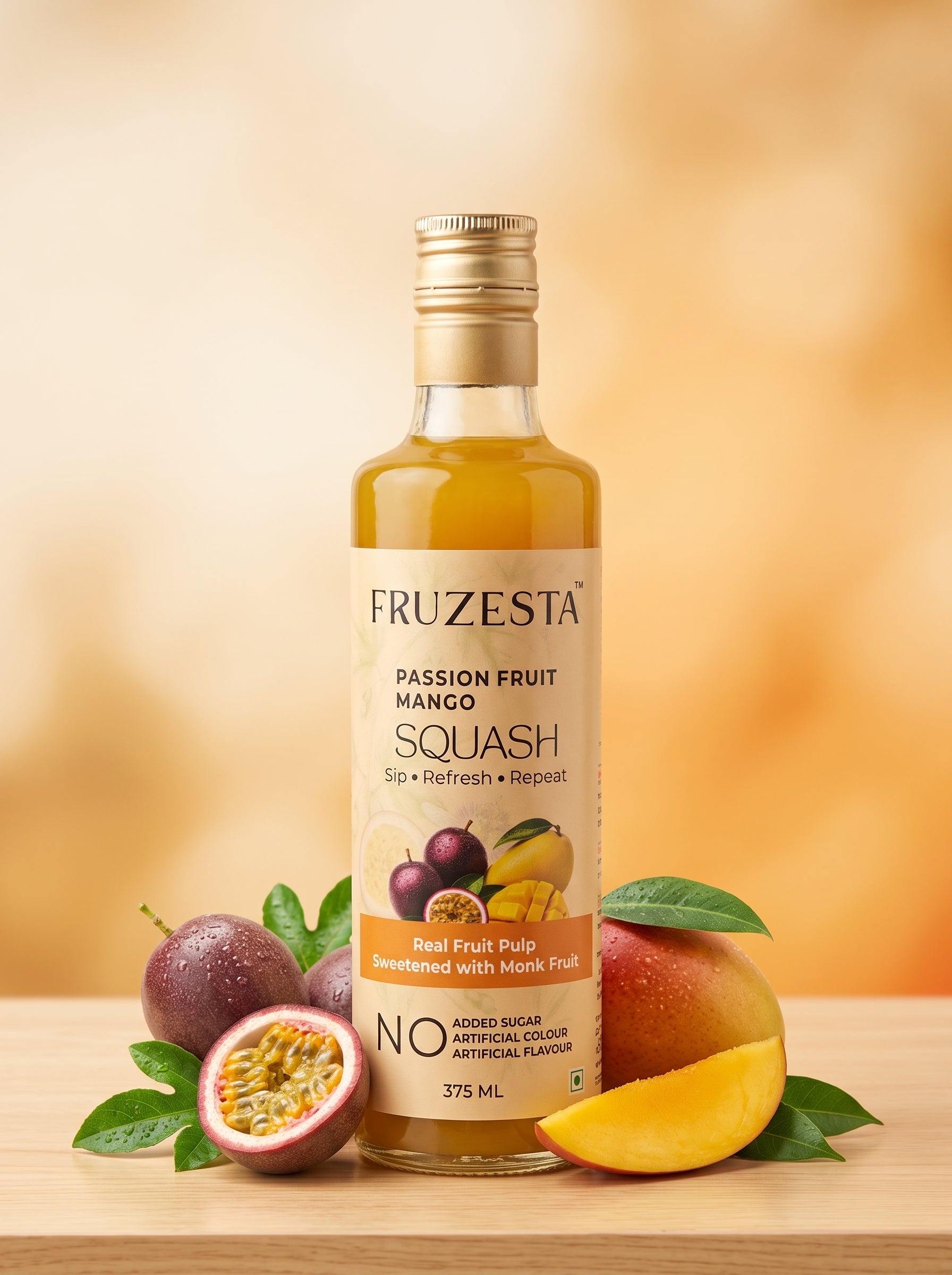Passion Fruit & Mango Squash
