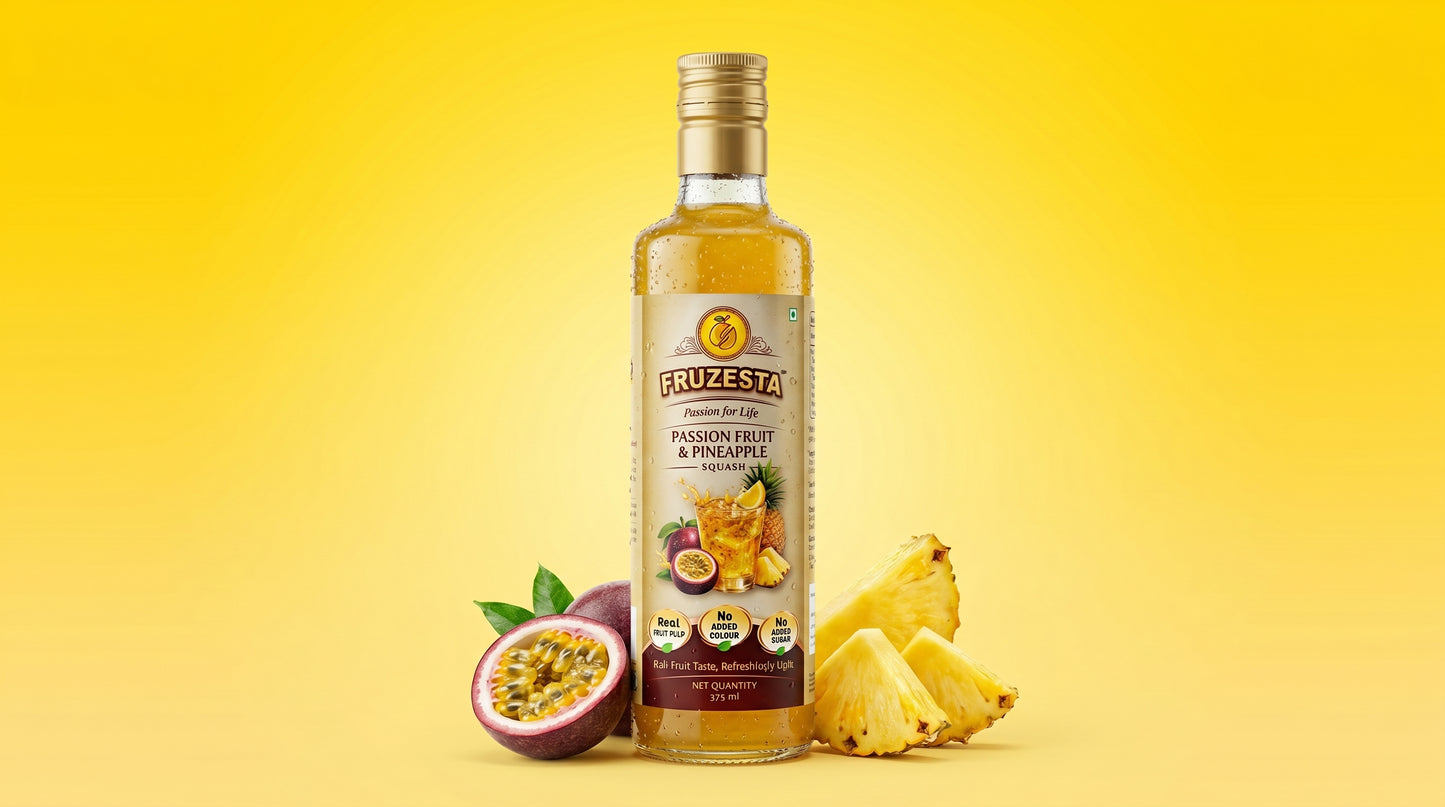 Passion Fruit & Pineapple Squash